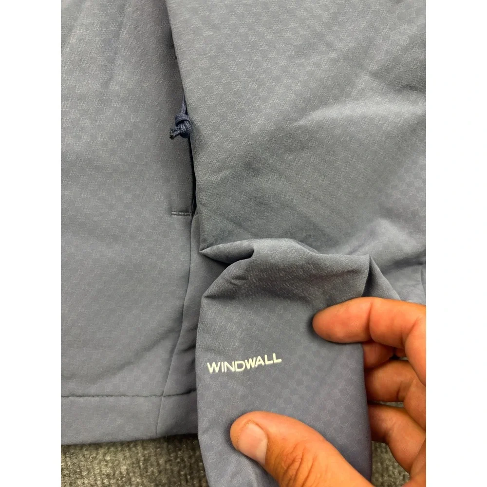 The North Face WindWall Jacket Womens Size M Blue Grey Full Zip Softshell